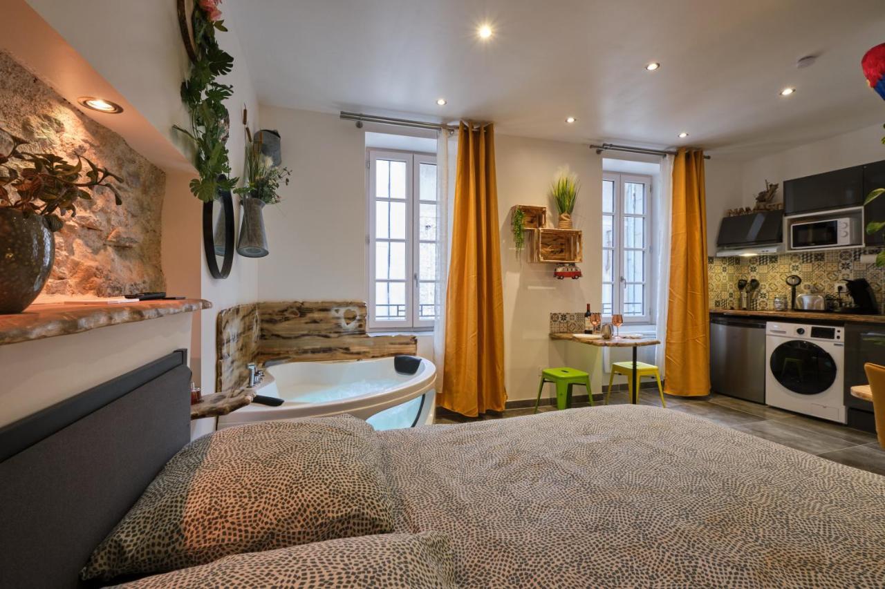 Place Carnot - Studio Tout Equipe Avec Jacuzzi Proche Toutes Commodites カルカソンヌ エクステリア 写真